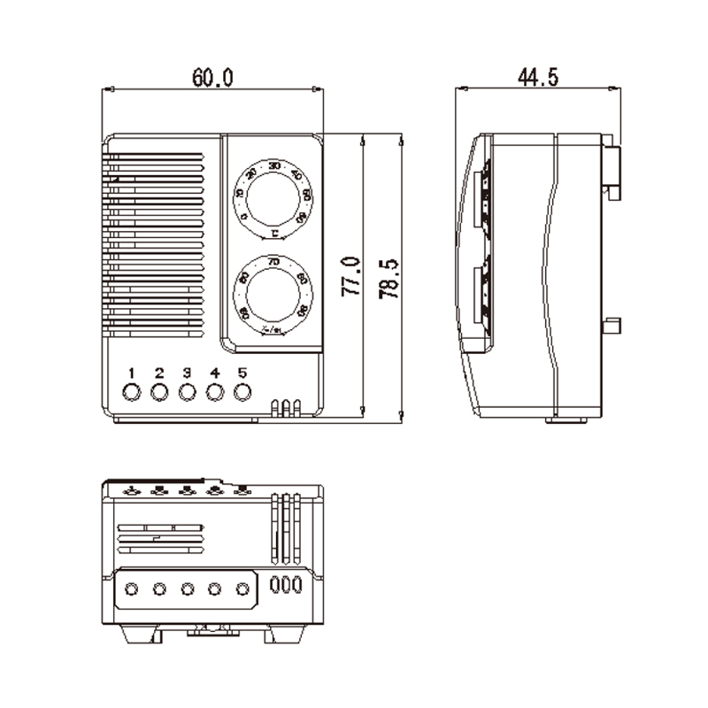 RETF 012電子式溫濕度控制器